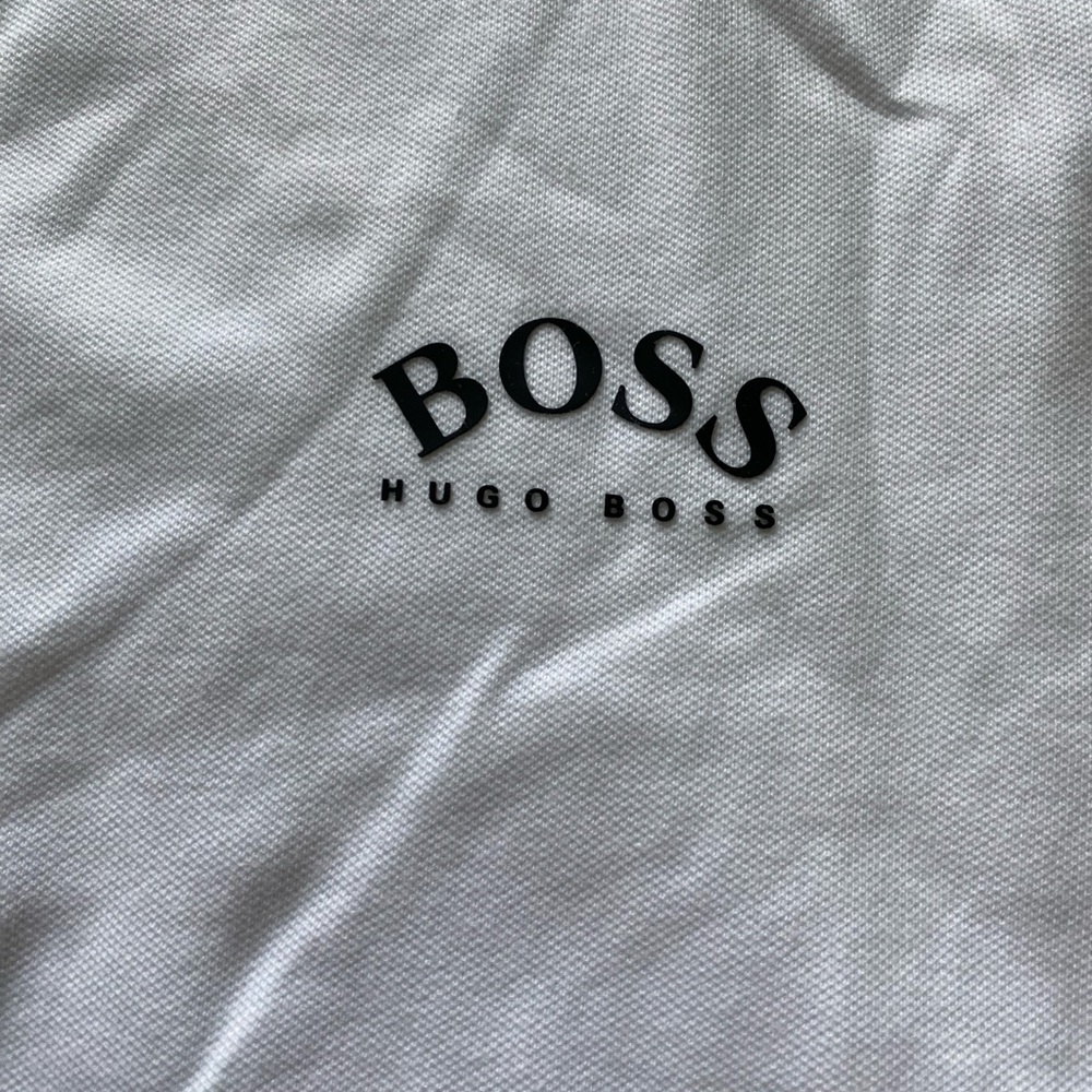 Hugo Boss white polo shirt-sleeve shirt - Picture 2 of 7